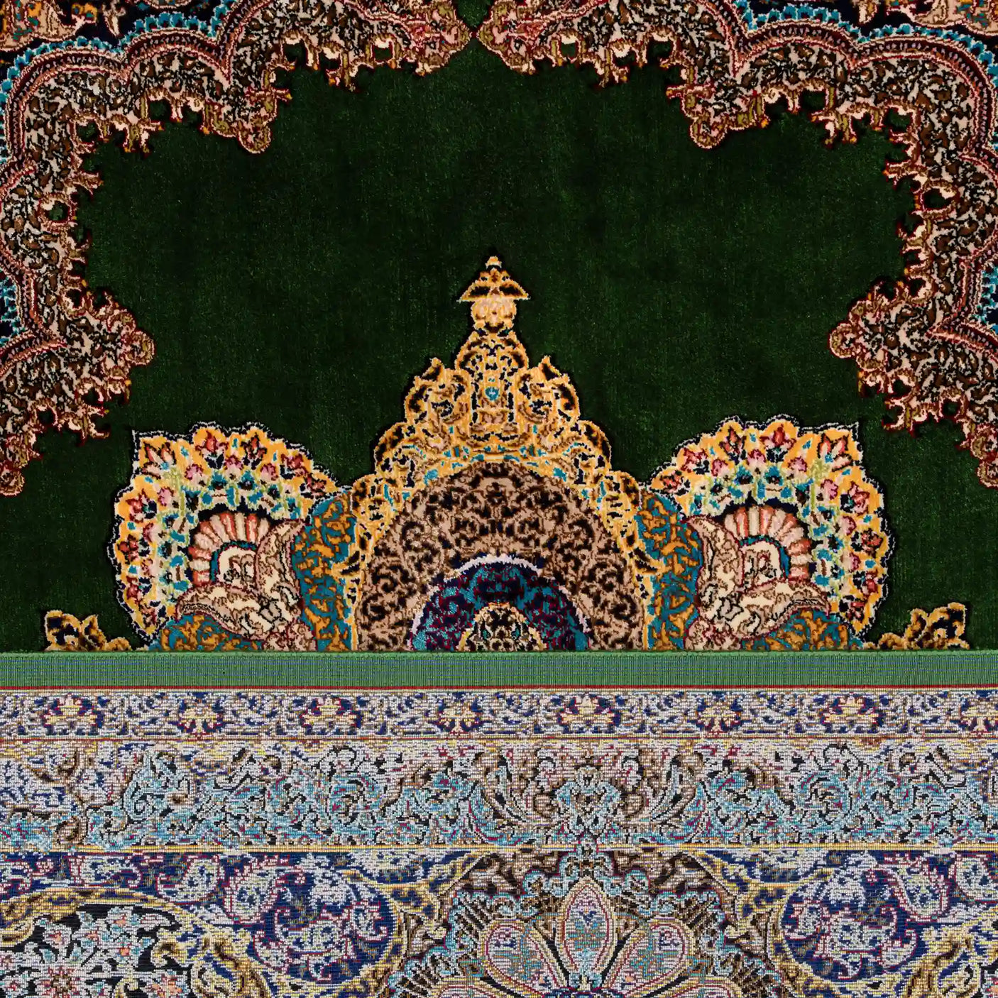 Persian Rugs - Floral Motifs Pattern - Premium Silk - RugTix