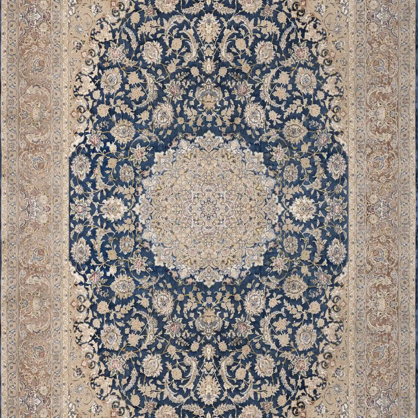 Persian Rugs - Floral Motifs Pattern - Premium Wool - RugTix
