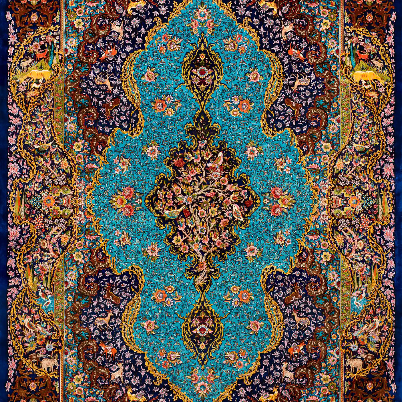 Persian Rugs - Intricate Pattern - Premium Silk - RugTix