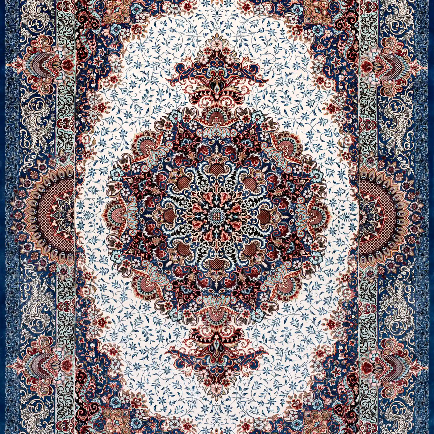 Persian Rugs - Intricate Pattern - Premium Silk - RugTix