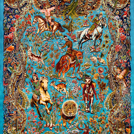 Persian Rugs - Animals Pattern - Premium Silk - RugTix