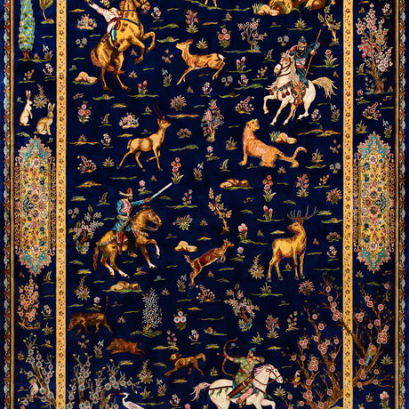 Persian Rugs - Animals Pattern - Premium Silk - RugTix