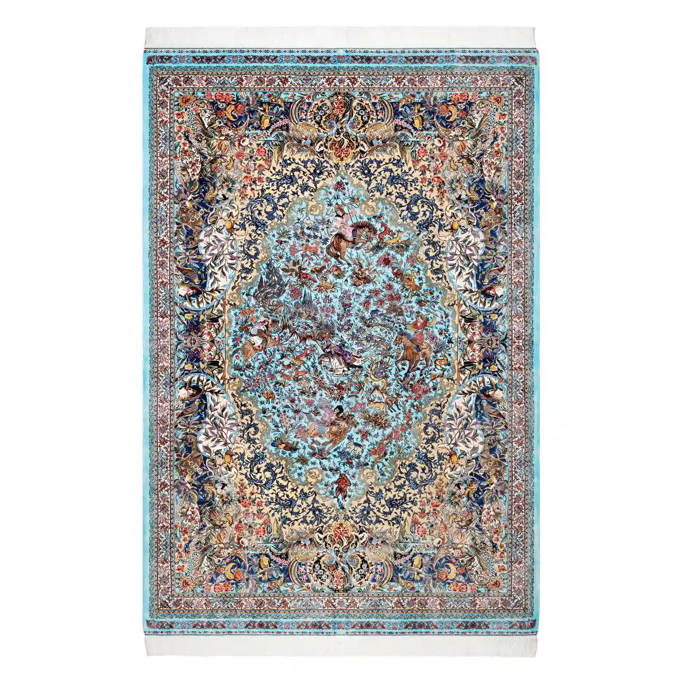 Persian Rugs - Animals Pattern - Premium Silk - RugTix