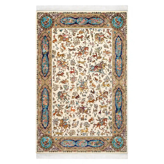 Persian Rugs - Animals Pattern - Premium Silk - RugTix