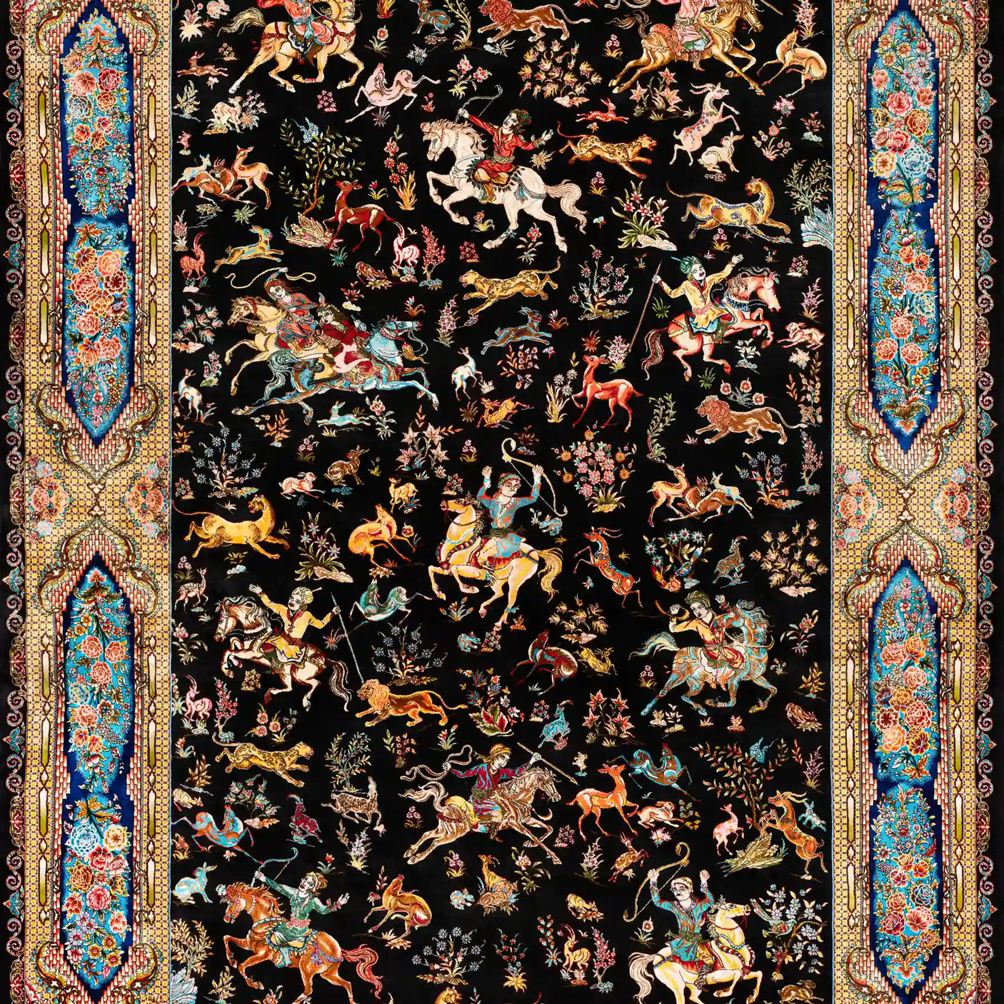 Persian Rugs - Animals Pattern - Premium Silk - RugTix