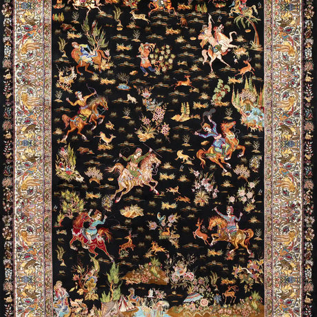 Persian Rugs - Animals Pattern - Premium Silk - RugTix