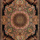 Persian Rugs - Curvilinear Pattern - Premium Silk - RugTix