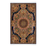 Persian Rugs - Curvilinear Pattern - Premium Silk - RugTix