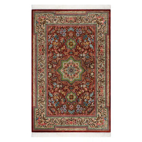 Persian Rugs - Floral Motifs Pattern - Premium Silk - RugTix
