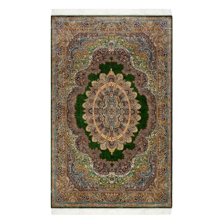 Persian Rugs - Floral Motifs Pattern - Premium Silk - RugTix