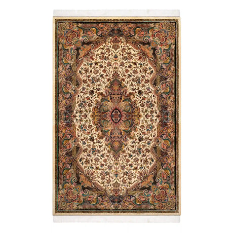 Persian Rugs - Floral Motifs Pattern - Premium Silk - RugTix