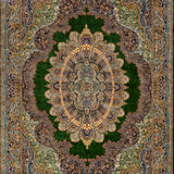 Persian Rugs - Floral Motifs Pattern - Premium Silk - RugTix