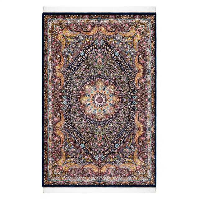 Persian Rugs - Floral Motifs Pattern - Premium Silk - RugTix