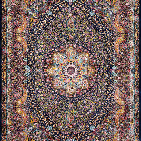 Persian Rugs - Floral Motifs Pattern - Premium Silk - RugTix