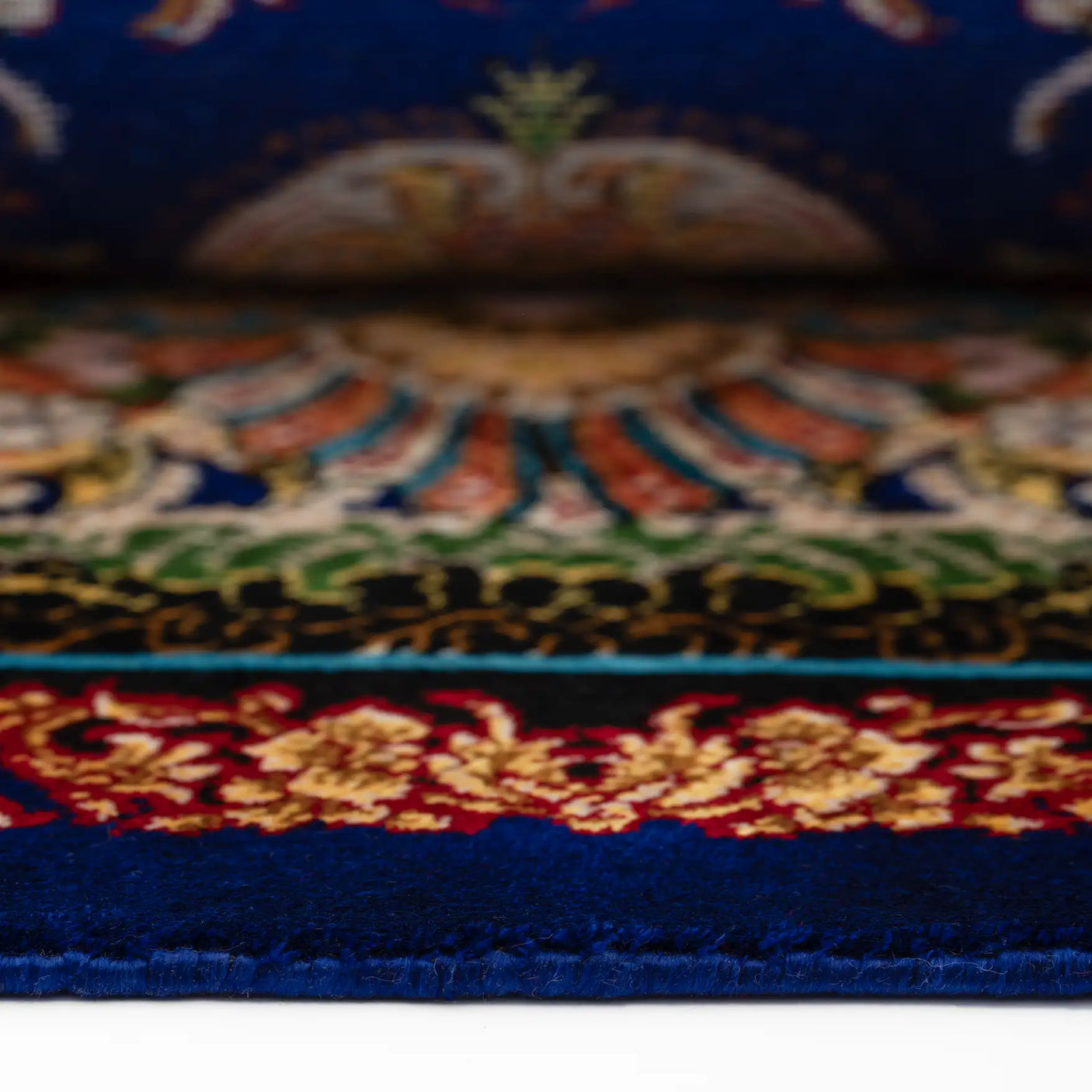 Persian Rugs - Floral Motifs Pattern - Premium Silk - RugTix