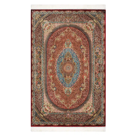 Persian Rugs - Floral Motifs Pattern - Premium Silk - RugTix