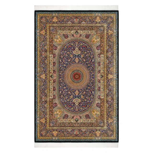 Persian Rugs - Floral Motifs Pattern - Premium Silk - RugTix