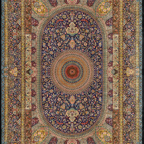 Persian Rugs - Floral Motifs Pattern - Premium Silk - RugTix