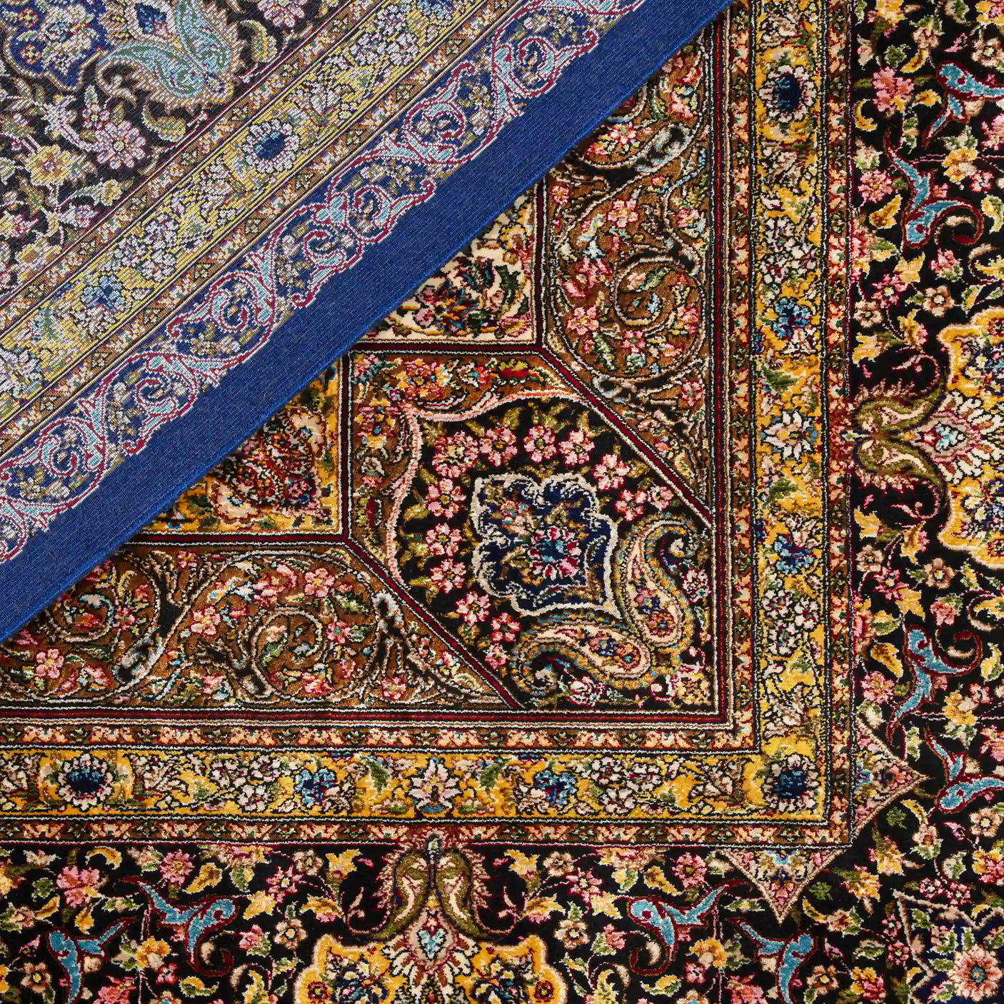 Persian Rugs - Floral Motifs Pattern - Premium Silk - RugTix