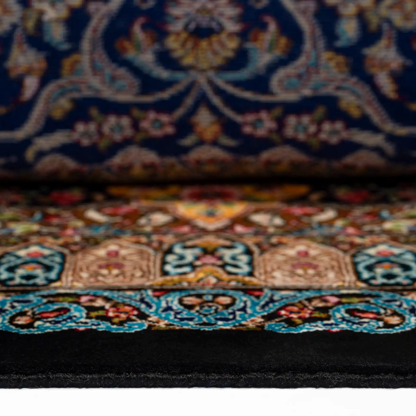 Persian Rugs - Floral Motifs Pattern - Premium Silk - RugTix