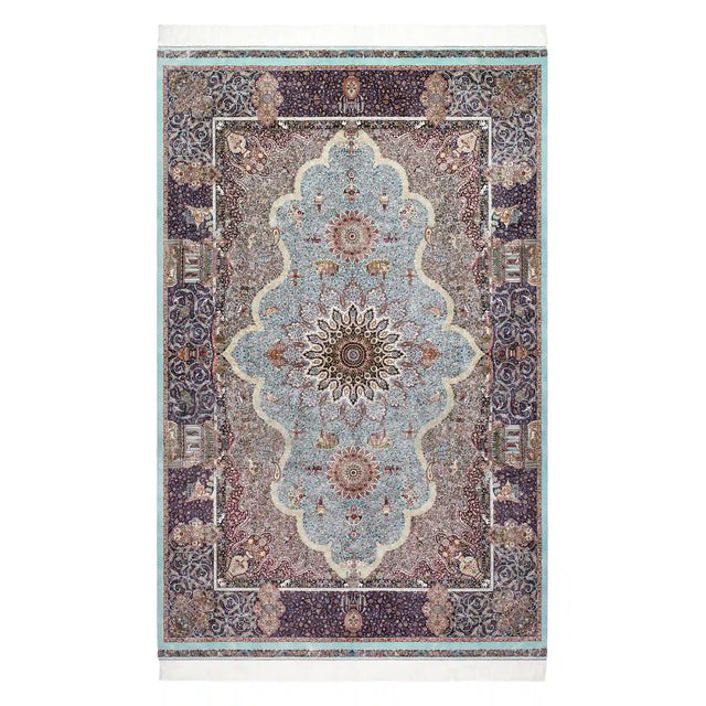 Persian Rugs - Floral Motifs Pattern - Premium Silk - RugTix