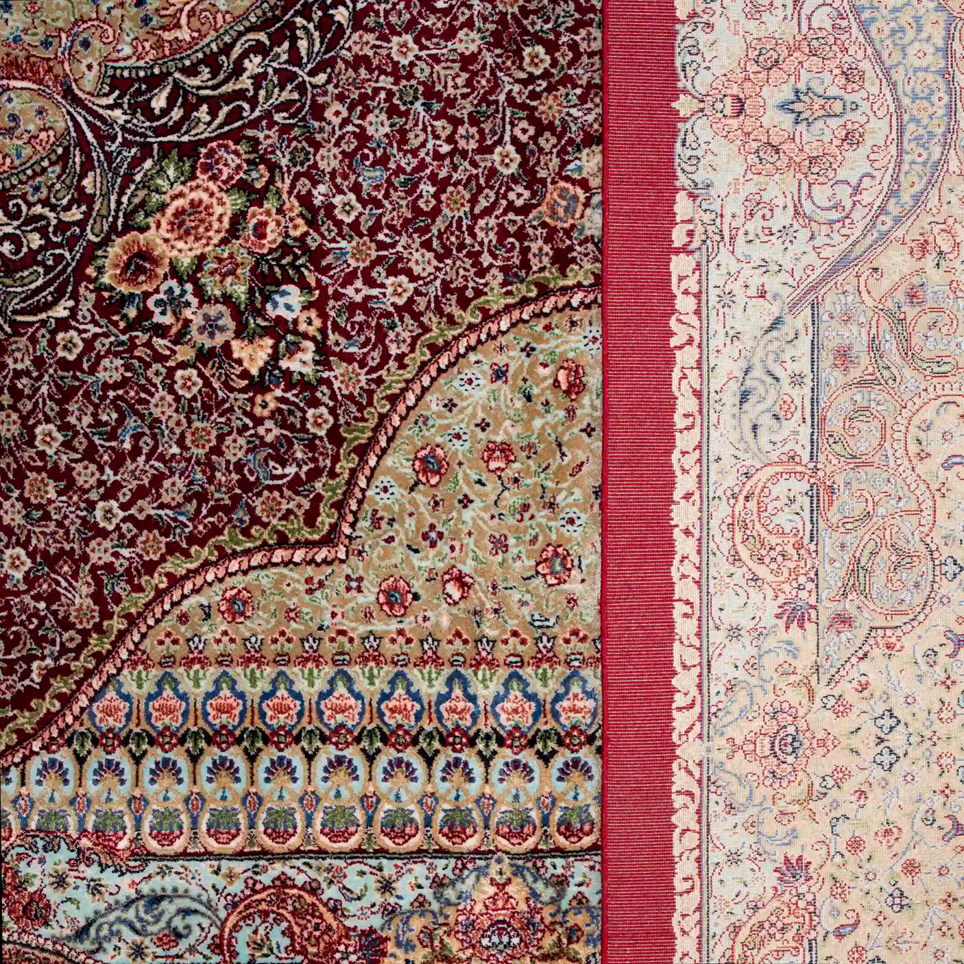 Persian Rugs - Floral Motifs Pattern - Premium Silk - RugTix