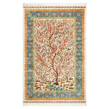 Persian Rugs - Floral Motifs Pattern - Premium Silk - RugTix