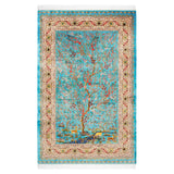 Persian Rugs - Floral Motifs Pattern - Premium Silk - RugTix