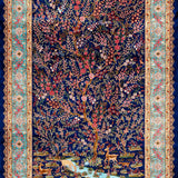 Persian Rugs - Floral Motifs Pattern - Premium Silk - RugTix