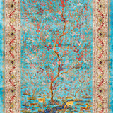 Persian Rugs - Floral Motifs Pattern - Premium Silk - RugTix