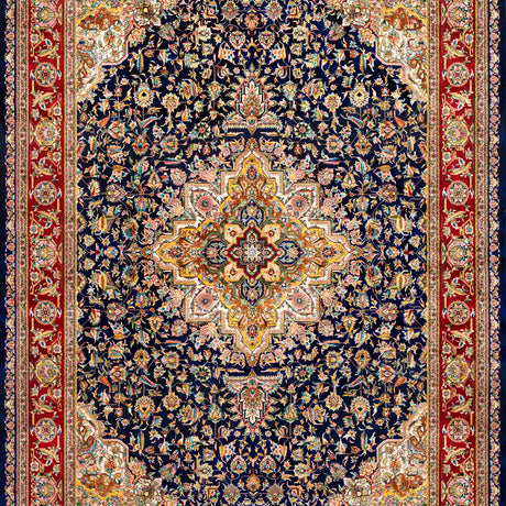 Persian Rugs - Floral Motifs Pattern - Premium Silk - RugTix