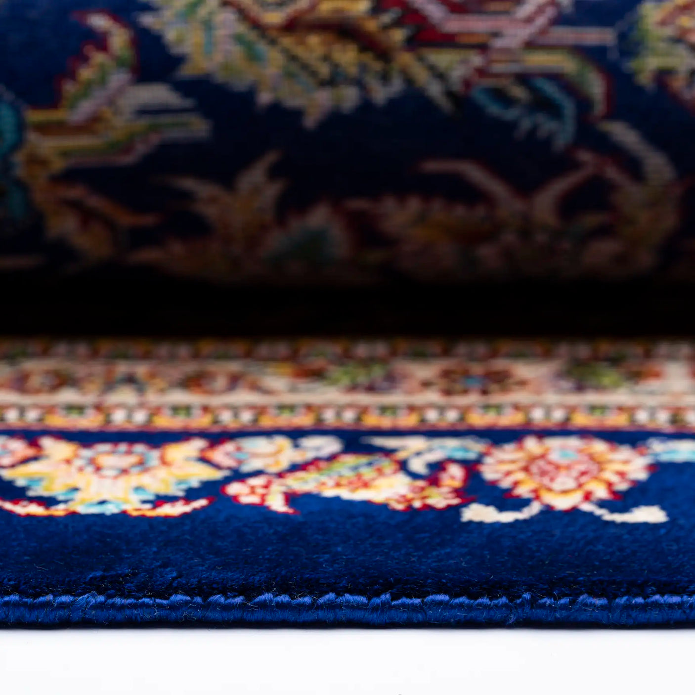 Persian Rugs - Floral Motifs Pattern - Premium Silk - RugTix