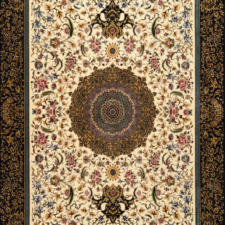 Persian Rugs - Floral Motifs Pattern - Premium Silk - RugTix