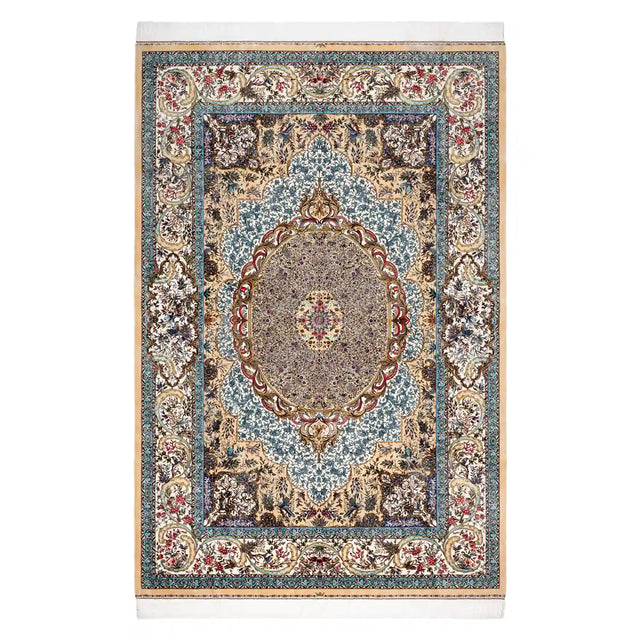 Persian Rugs - Floral Motifs Pattern - Premium Silk - RugTix