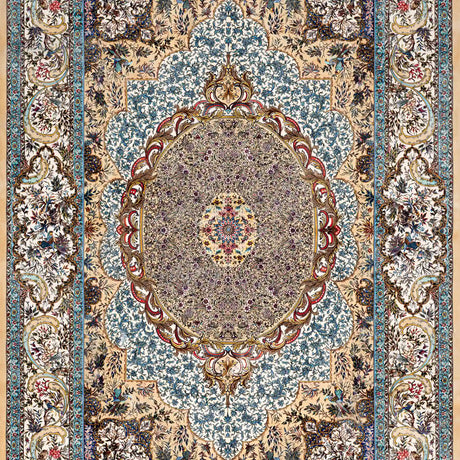 Persian Rugs - Floral Motifs Pattern - Premium Silk - RugTix