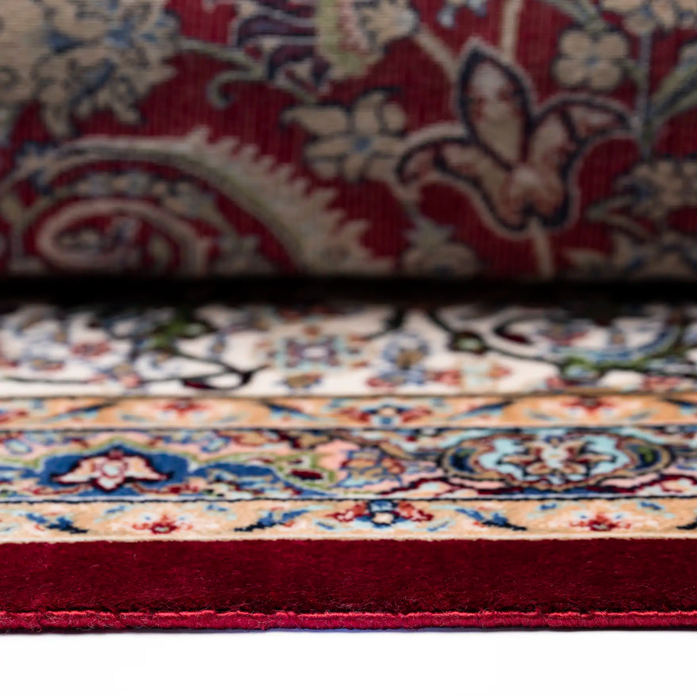 Persian Rugs - Floral Motifs Pattern - Premium Silk - RugTix