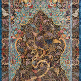 Persian Rugs - Floral Motifs Pattern - Premium Silk - RugTix