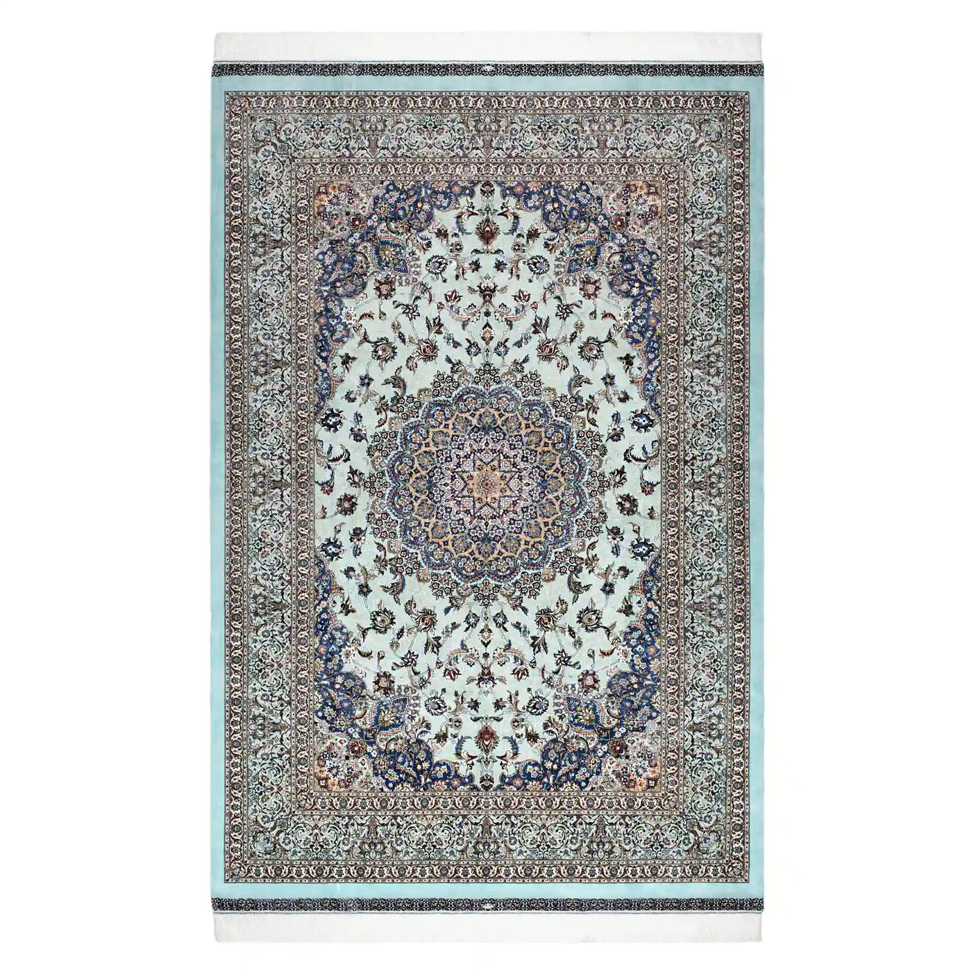 Persian Rugs - Floral Motifs Pattern - Premium Silk - RugTix