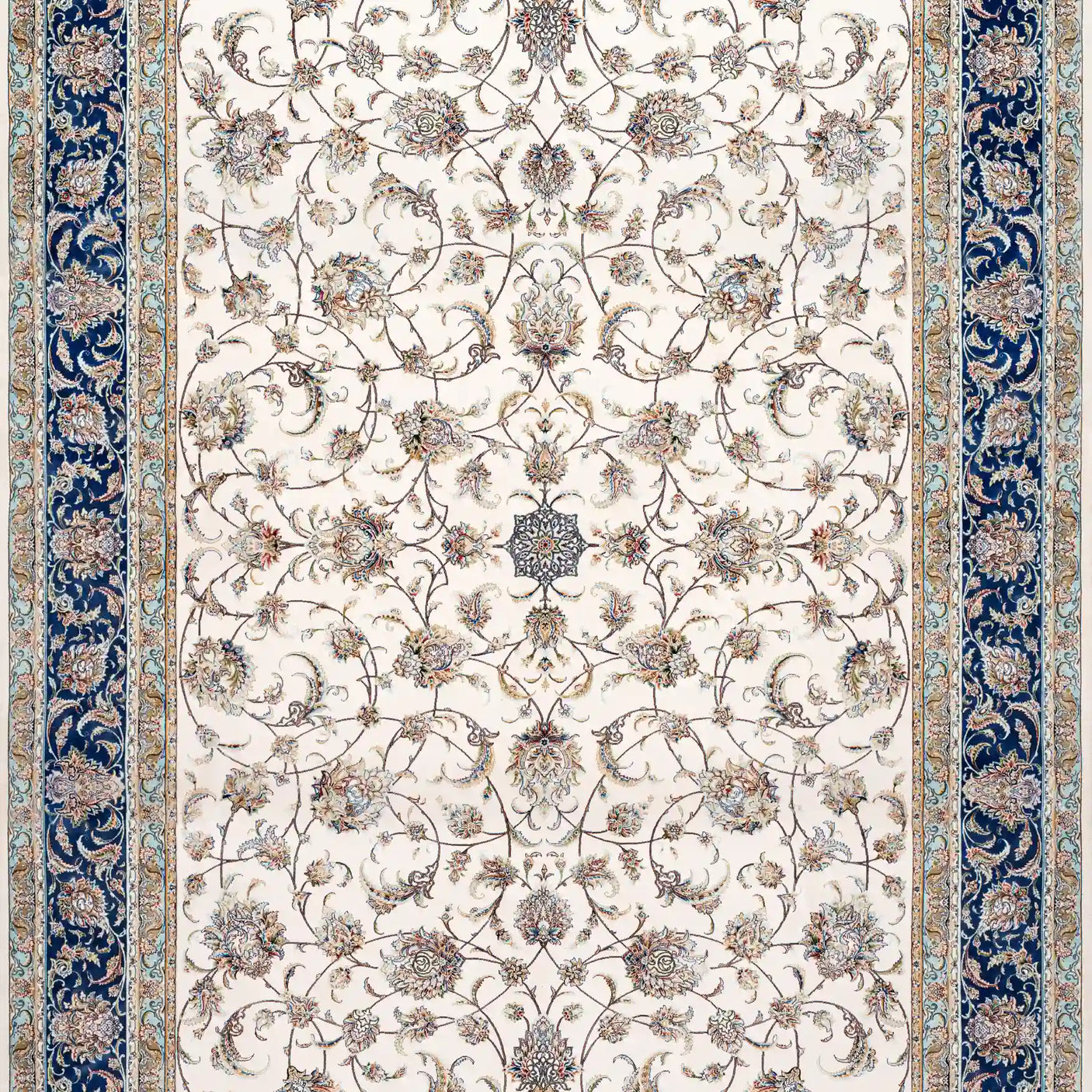 Persian Rugs - Floral Motifs Pattern - Premium Silk - RugTix