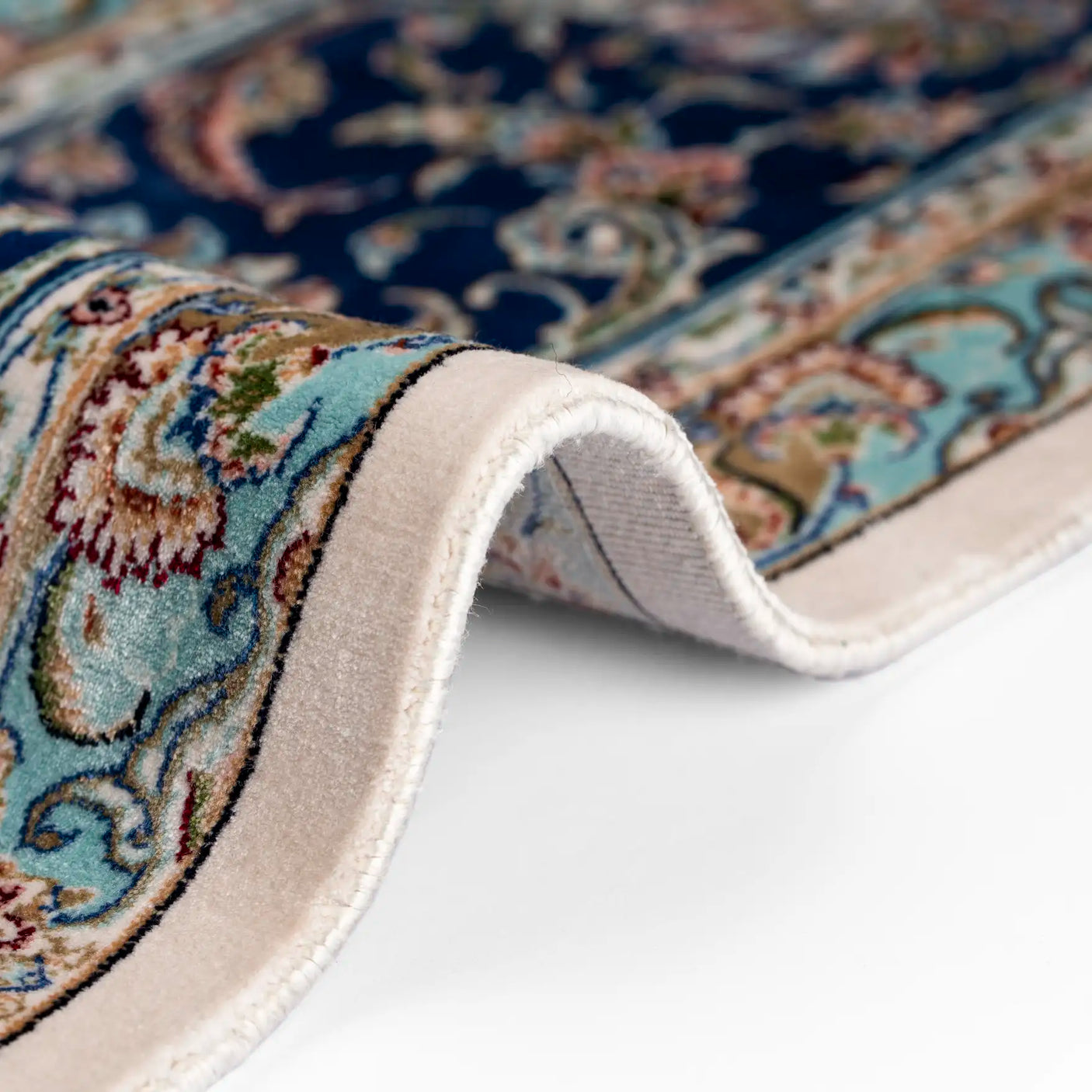 Persian Rugs - Floral Motifs Pattern - Premium Silk - RugTix