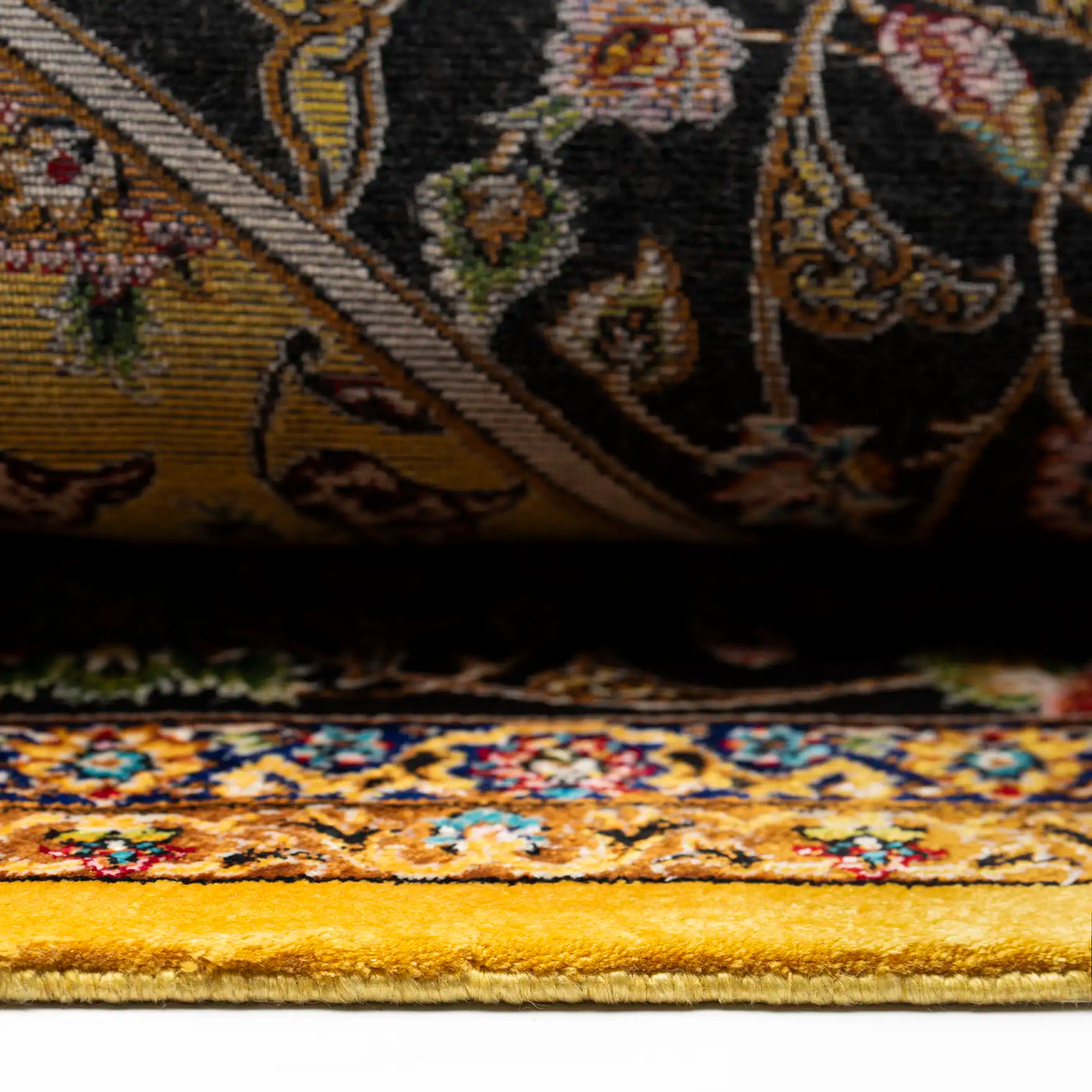 Persian Rugs - Floral Motifs Pattern - Premium Silk - RugTix