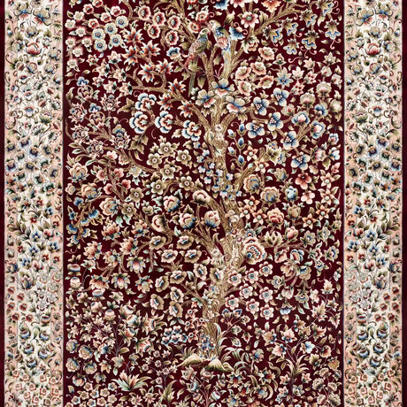 Persian Rugs - Floral Motifs Pattern - Premium Silk - RugTix