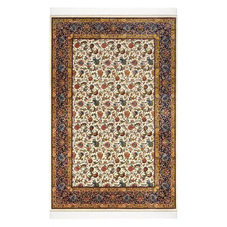 Persian Rugs - Floral Motifs Pattern - Premium Silk - RugTix