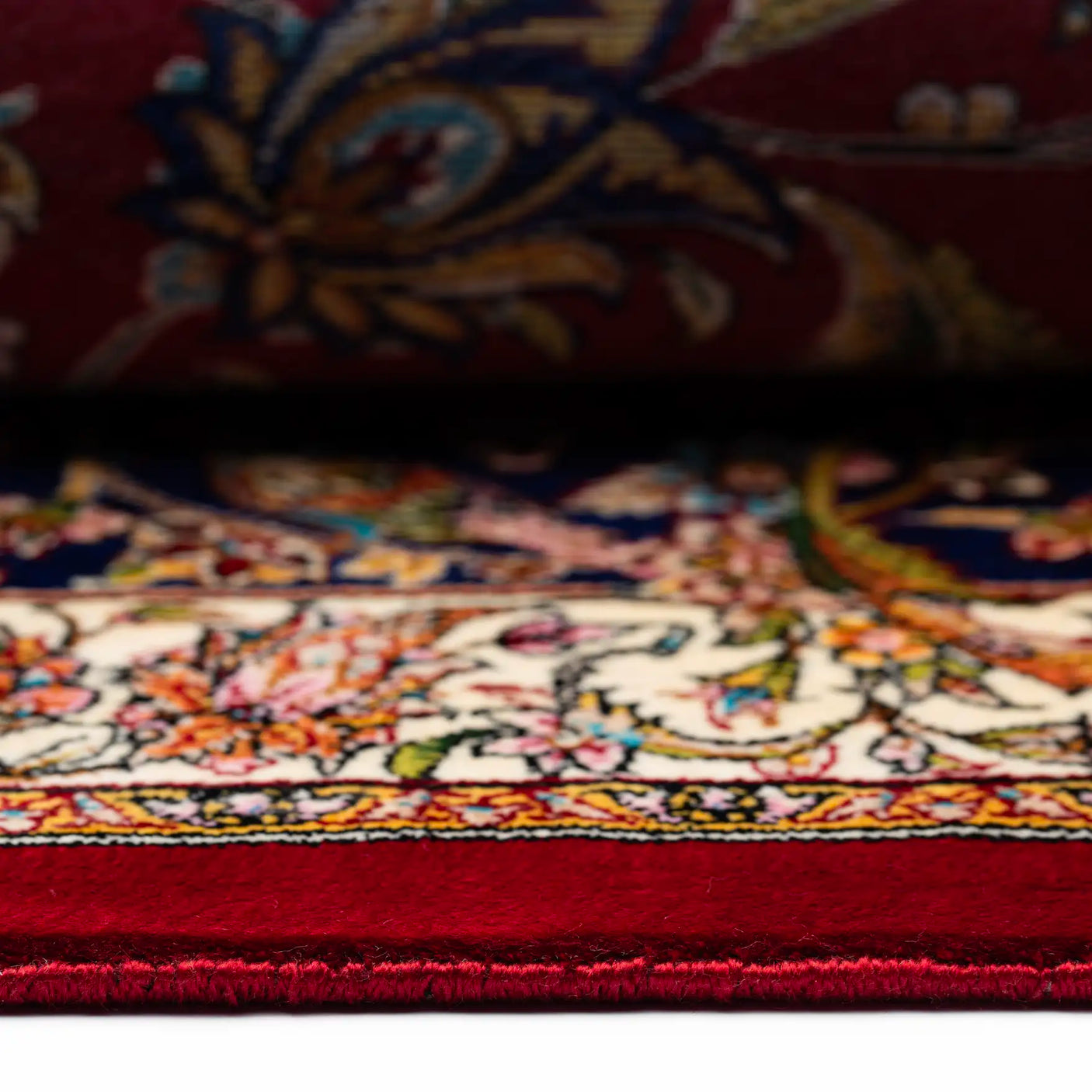 Persian Rugs - Floral Motifs Pattern - Premium Silk - RugTix