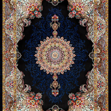 Persian Rugs - Floral Motifs Pattern - Premium Silk - RugTix