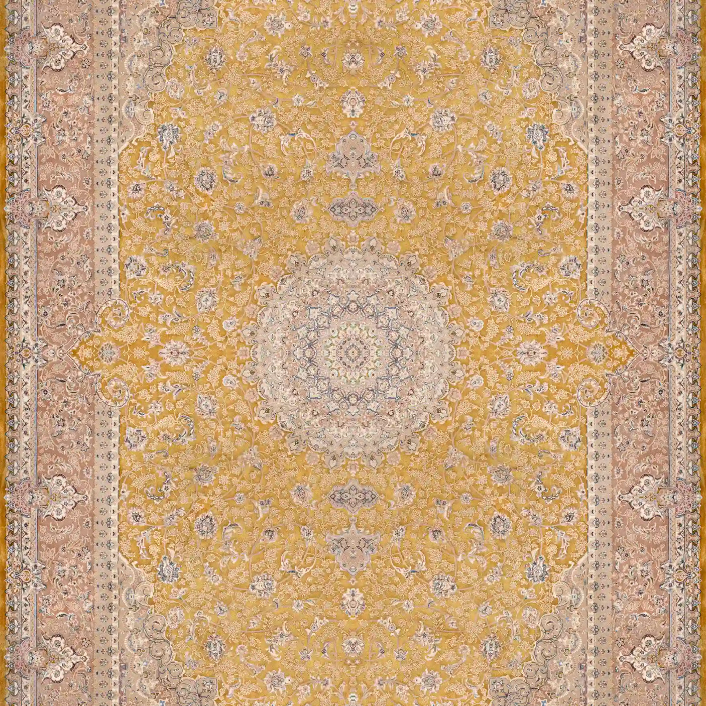 Persian Rugs - Floral Motifs Pattern - Premium Wool - RugTix