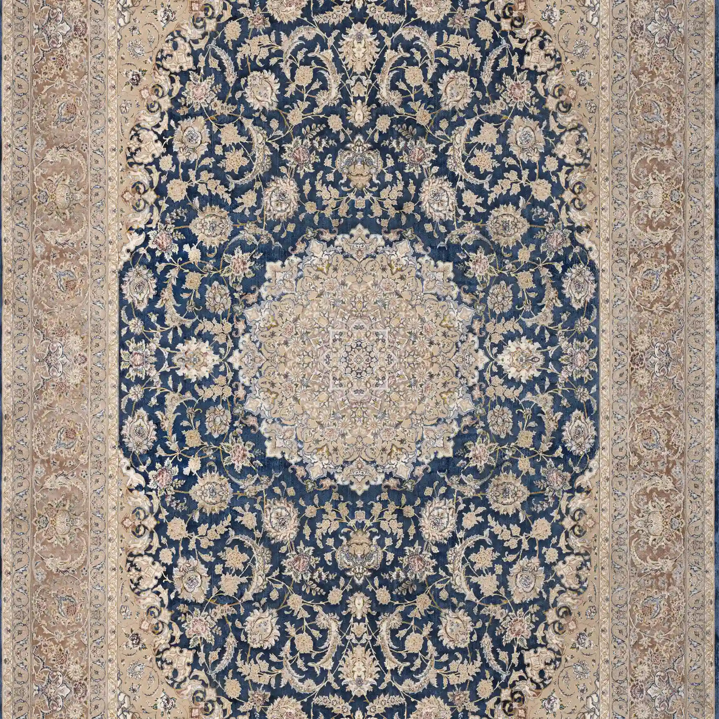 Persian Rugs - Floral Motifs Pattern - Premium Wool - RugTix