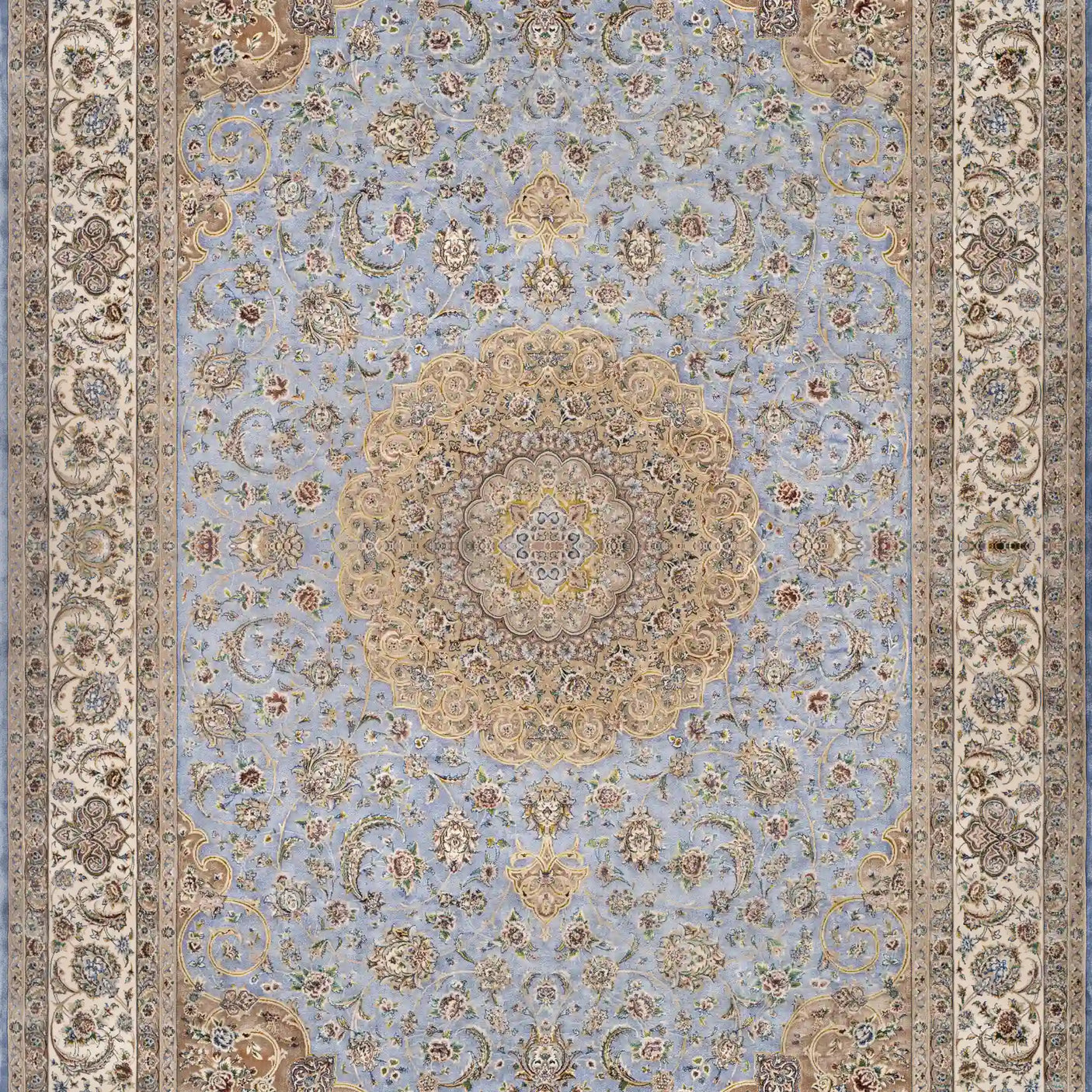 Persian Rugs - Floral Motifs Pattern - Premium Wool - RugTix