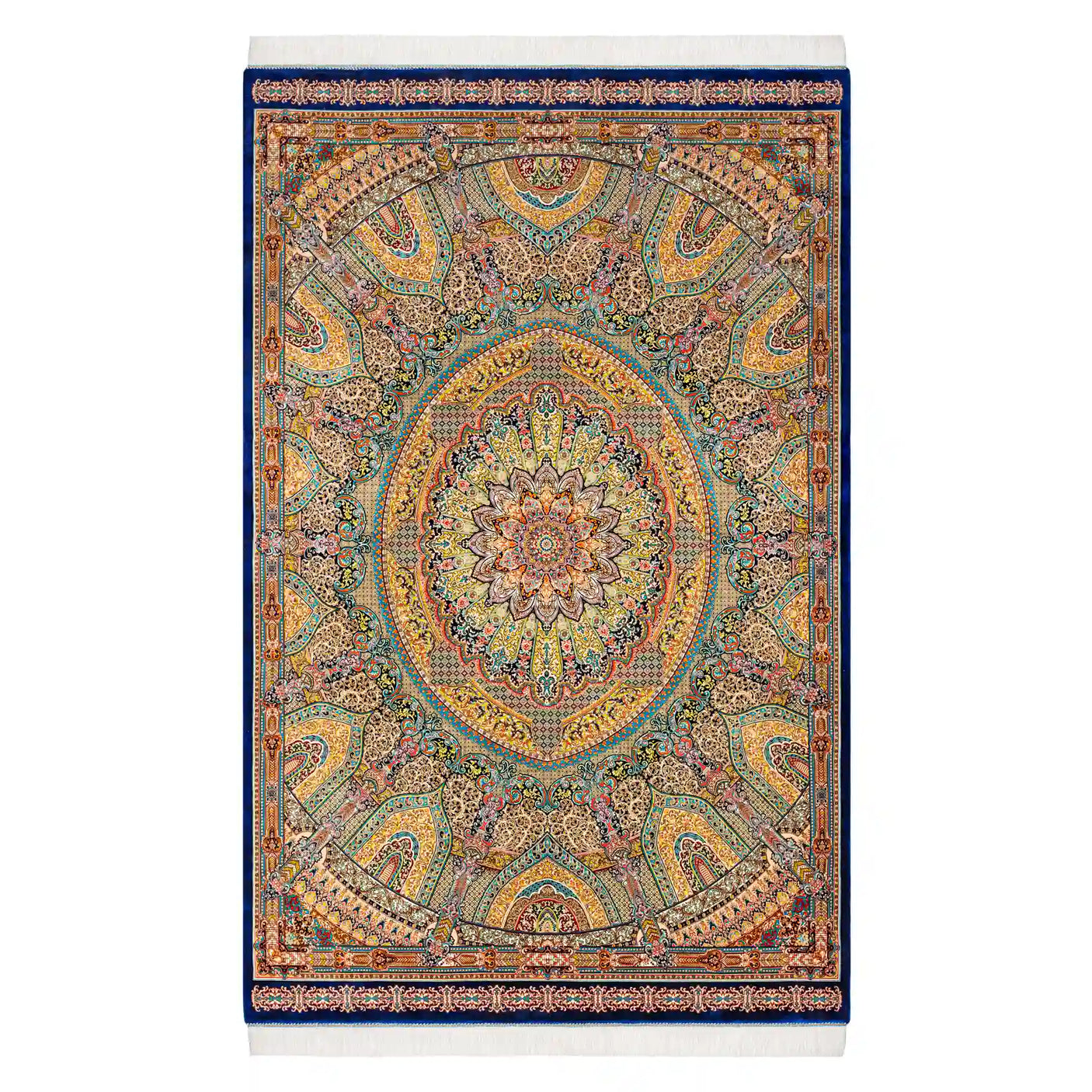 Persian Rugs - Geometric Pattern - Premium Silk - RugTix