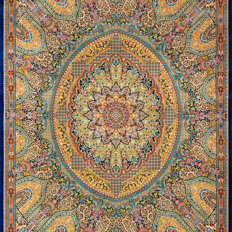 Persian Rugs - Geometric Pattern - Premium Silk - RugTix